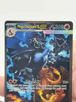 🔥 2025 Pokemon Phantasmal Flames Mega Charizard X EX Full Art SIR #125/094 MINT - Image 2