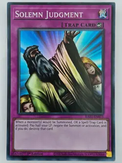 Yu Gi Oh - RA02-EN075 Solemn Judgment - Super Rare - Image 1