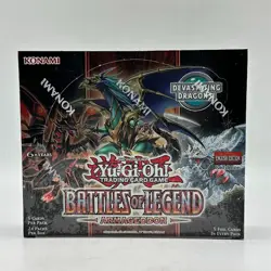 Yugioh Battles of Legend - Armageddon 1st Edition Booster Box - Factory Sealed - Image 1