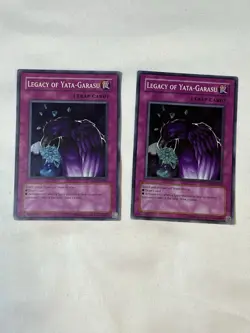 Yugioh 2x Legacy of Yata-Garasu PP01-EN009 Super Rare Unlimited LP - Image 1