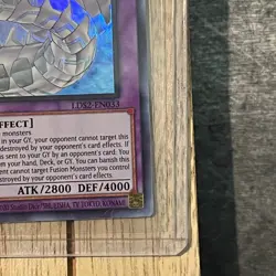 Yugioh Cyber Eternity Dragon LDS2-EN033 Ultra Rare 1st Ed BLUE NM - Image 3