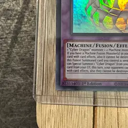 Yugioh Cyber Eternity Dragon LDS2-EN033 Ultra Rare 1st Ed BLUE NM - Image 4