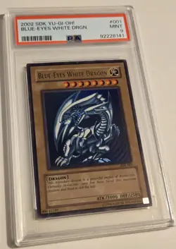 2002 YU-GI-OH! STARTER DECK KAIBA Blue Eyes White Dragon SDK-001 PSA 9 - Image 2