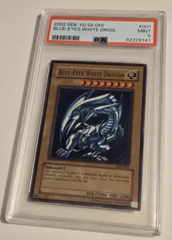 2002 YU-GI-OH! STARTER DECK KAIBA Blue Eyes White Dragon SDK-001 PSA 9 - Image 3