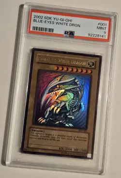 2002 YU-GI-OH! STARTER DECK KAIBA Blue Eyes White Dragon SDK-001 PSA 9 - Image 5
