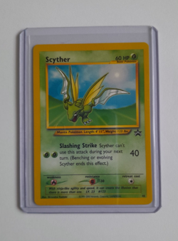 Vintage Pokemon Scyther Black Star Promo No 45 Card World Championship 2000 - Image 2