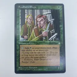 MTG Fyndhorn Elves Ice Age #244 Mana Dork Elf Creature Card MP Magic TCG LP - Image 1