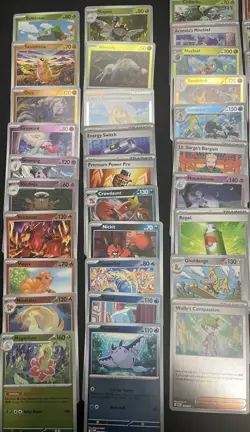 Pokemon TCG Mega Evolution Reverse Holo Bulk Lot 60 Cards Nm Condition - Image 2