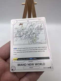 EB02-040 BRAND NEW WORLD : Rare English One Piece TCG Card : EB02: Anime 25th Co - Image 3