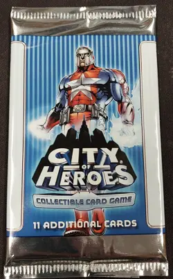 City of Heroes Base Set Booster TCG CCG Trading Card Game AEG CoH 2005 NEW - Image 1