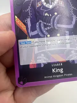 OP01-091 King Leader English One Piece TCG Card Trading Card One Piece LP - Image 5