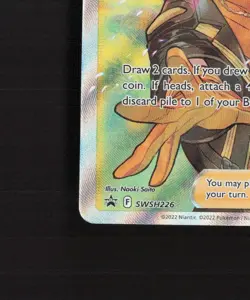 Spark SWSH226 Sword & Shield Full Art Black Star Promo Holo Pokemon Card NM - Image 5