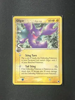 Gligar Delta Species 16/101 Rare Ex Dragon Frontiers 2006 Pokemon Card - Image 1