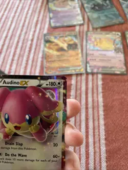 Audino EX 84/124 Fates Collide Ultra Rare Holo Pokemon Card - Image 3