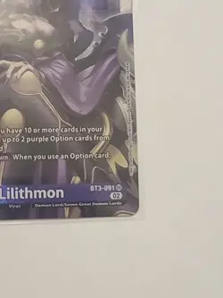 Digimon Card Lilithmon BT3-091 SR - Image 4
