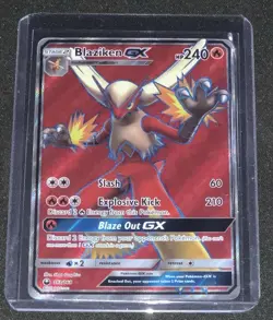 Blaziken GX Celestial Storm ?Rare? Holo Pokemon Card 153/168 NEAR MINT ?? - Image 1