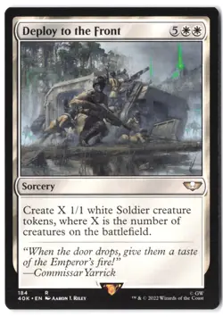 Deploy to the Front 184 MTG 40K NM - Image 1