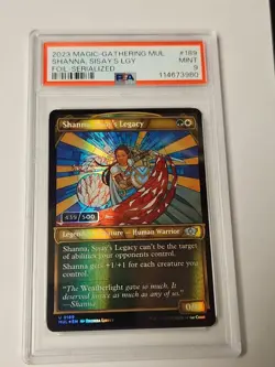 Magic MTG - Shanna, Sisay's Legacy MUL #189 Serial 439/500 PSA 9 Multiverse - Image 1