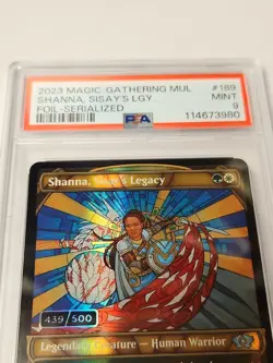 Magic MTG - Shanna, Sisay's Legacy MUL #189 Serial 439/500 PSA 9 Multiverse - Image 3