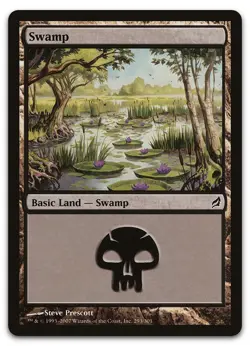 Swamp (293) #293 (NM) Lorwyn LRW Magic MTG - Image 1