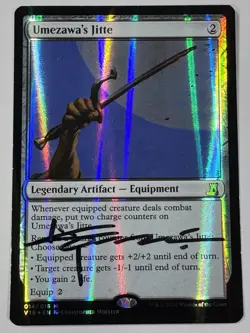 Umezawa's Jitte From the Vault: Lore Foil Signed By Christopher Moeller - Image 1