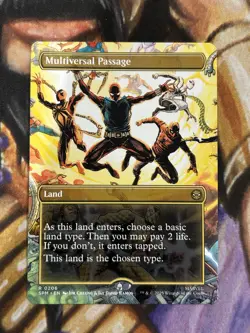 Multiversal Passage (Borderless) #0206 Marvel MTG Spider-Man - Pack Fresh NM 🔥 - Image 1