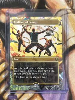 Multiversal Passage (Borderless) #0206 Marvel MTG Spider-Man - Pack Fresh NM 🔥 - Image 3