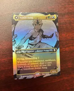 Avatar Aang Borderless Foil TLE 0308 MTG - Image 1