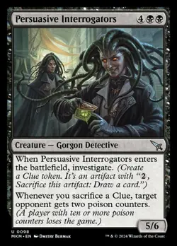 1x Persuasive Interrogators - Foil NM-Mint, English Murders at Karlov Manor MTG - Image 1