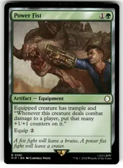 MTG - Power Fist - Fallout (PIP) NM/M Condition - Image 1