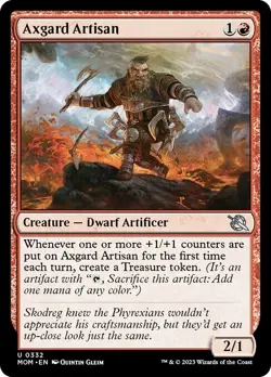 AXGARD ARTISAN x1 mtg NM-M March of The Machine 1 Unc - Image 1