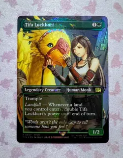 Tifa Lockhart - 567 - Borderless Chocobo Track Foil MTG Final Fantasy NM - Image 1
