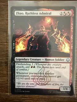 Zhao, Ruthless Admiral #252 Near Mint NM Avatar Last Airbender TLA Magic MTG - Image 1