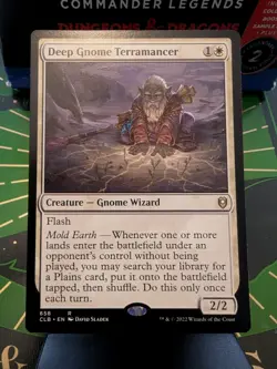 Deep Gnome Terramancer Commander Legends: Battle for Baldur's Gate Regular NM - Image 1