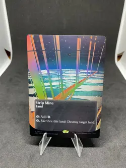 Strip Mine (0085) (Borderless) Edge of Eternities: Stellar Sights Foil MTG 0085 - Image 1