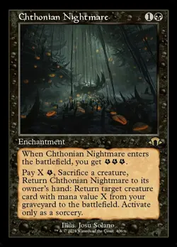1x Chthonian Nightmare -- Retro Frame - Foil NM-Mint, English Modern Horizons 3 - Image 1