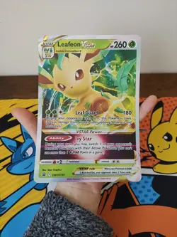 Leafeon VSTAR - SWSH195 - Jumbo Oversized Cards Pokemon Trading Card (NM-) - Image 1
