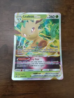 Leafeon VSTAR - SWSH195 - Jumbo Oversized Cards Pokemon Trading Card (NM-) - Image 3