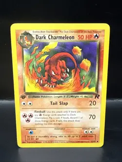 Pokemon 1st Edition Dark Charmeleon 32/82 Team Rocket A - Image 1