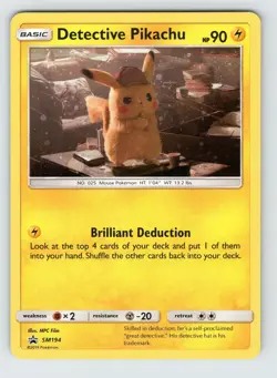 Detective Pikachu Holo - SM194 - Black Star Promo S&M - Light Play Pokemon TCG - Image 1