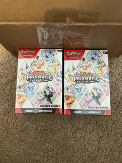 Pokemon TCG Scarlet & Violet Prismatic Evolutions Booster Bundle Sealed LOT OF 2 - Image 1