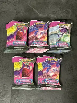 Pokemon TCG Fusion Strike Sleeved Booster Pack 36x Sealed Packs - Image 1