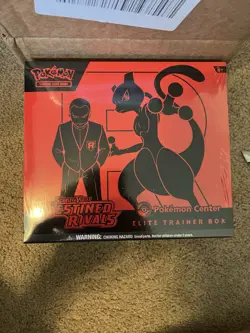 Pokemon Destined Rivals Pokemon Center Exclusive ETB Elite Trainer Box SEALED - Image 1