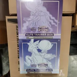 Lot of 2 Factory Sealed Pokemon Chilling Reign Elite Trainer Box ETB s - Image 1