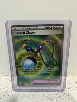 Sacred Charm 122/094 Pokemon Mega Evolution Phantasmal Flames Ultra Rare - Image 1