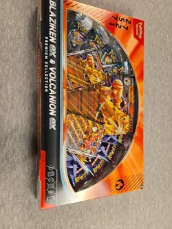 Blaziken ex & Volcanion ex Premium Collection 2025 Exclusive Pokemon TCG - Image 4