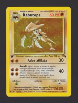 Kabutops Holo 1ª Edizione Fossil 9/62 ITA - Carta Pokemon Rara Olografica - Image 1