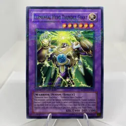 Yugioh Elemental Hero Thunder Giant MF01-EN001 Parallel Rare Exzellent - Image 1