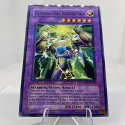 Yugioh Elemental Hero Thunder Giant MF01-EN001 Parallel Rare Exzellent - Image 3