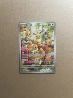 Eevee 188/167 Illustration Rare Holo SV Twilight Masquerade Pokemon Card MINT - Image 1